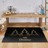 Prismatic Black Machine Tufted Polyester Area Rugs - ZW038