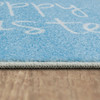 Prismatic Light Blue Machine Tufted Polyester Area Rugs - ZW065