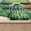 Prismatic Green Machine Tufted Polyester Area Rugs - ZW074