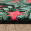 Prismatic Hot Pink Machine Tufted Polyester Area Rugs