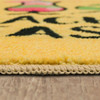 Prismatic Yellow Machine Tufted Polyester Area Rugs - ZW086