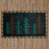 Prismatic Green Machine Tufted Polyester Area Rugs - ZW111