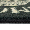 Prismatic Black Machine Tufted Polyester Area Rugs - ZW130