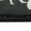 Prismatic Black Machine Tufted Polyester Area Rugs - ZW132