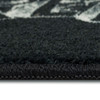 Prismatic Black Machine Tufted Polyester Area Rugs - ZW156