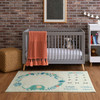 Prismatic Elephant Machine Tufted Polyester Area Rug - 3' 9" X 5' Rectangle