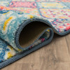 Prismatic Blue Machine Tufted Polyester Area Rugs - ZW191