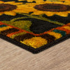 Prismatic Black Machine Tufted Polyester Area Rugs - ZW204