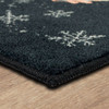 Prismatic Black Machine Tufted Polyester Area Rugs - ZW215