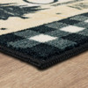 Prismatic Black Machine Tufted Polyester Area Rugs - ZW216