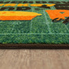 Prismatic Green Machine Tufted Polyester Area Rugs - ZW224