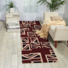 Barclay Butera Bbl17 Intermix INT05 Union Jack Area Rugs