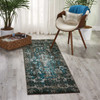 Nourison Karma KRM04 Blue Area Rugs