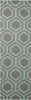 Nourison Linear LIN07 Grey/aqua Area Rugs