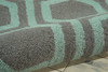 Nourison Linear LIN07 Grey/aqua Area Rugs