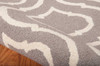 Nourison Linear LIN15 Silver Area Rugs