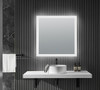 ANZZI Volta 36 In. X 36 In. Frameless Led Bathroom Mirror - BA-LMDFX004AL