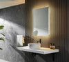 ANZZI Stellar 36 In. X 28 In. Frameless Led Bathroom Mirror - BA-LMDFXBT005WH