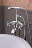 ANZZI Tugela 3-handle Claw Foot Tub Faucet With Hand Shower In Polished Chrome - FS-AZ0052CH