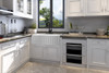 ANZZI Roine Farmhouse Reversible Apron Front Solid Surface 36 In. Single Basin Kitchen Sink In White - K-AZ226-1A