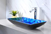 ANZZI Avao Series Deco-glass Vessel Sink In Lustrous Blue - LS-AZ8096