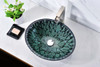 ANZZI Patuvendi Series Deco-glass Vessel Sink In Lustrous Black - LS-AZ8098