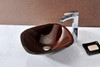 ANZZI Vonu Series Deco-glass Vessel Sink In Rich Timber - LS-AZ8114