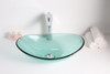ANZZI Tale Series Deco-glass Vessel Sink In Lustrous Green - LS-AZ8121