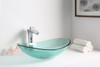 ANZZI Tale Series Deco-glass Vessel Sink In Lustrous Green - LS-AZ8121