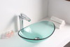 ANZZI Tale Series Deco-glass Vessel Sink In Lustrous Green - LS-AZ8121