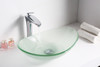 ANZZI Craft Series Deco-glass Vessel Sink In Lustrous Frosted - LS-AZ8128