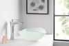 ANZZI Craft Series Deco-glass Vessel Sink In Lustrous Frosted - LS-AZ8128