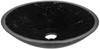 ANZZI Lepea Series Vessel Sink In Marbled Black - LS-AZ8197