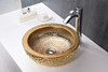 ANZZI Levi Series Vessel Sink In Speckled Gold - LS-AZ8199