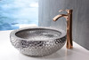 ANZZI Levi Series Vessel Sink In Speckled Silver - LS-AZ8200