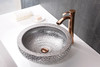 ANZZI Levi Series Vessel Sink In Speckled Silver - LS-AZ8200