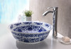 ANZZI Satui Series Vessel Sink In Décor White - LS-AZ8205