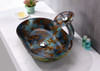 ANZZI Avao Series Vessel Sink In Panye Blue - LS-AZ8208