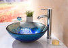 ANZZI Chilasa Series Vessel Sink In Blue - LS-AZ8209