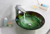 ANZZI Makata Series Vessel Sink In Emerald Burst - LS-AZ8214