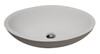 ANZZI Mayorba 1-piece Solid Surface Vessel Sink With Pop Up Drain In Matte White - LS-AZ8242