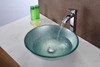 ANZZI Komupau Series Deco-glass Vessel Sink In Churning Silver - S195