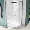 ANZZI Mare 35 In. X 76 In. Framed Shower Enclosure With Tsunami Guard In Polished Chrome - SD-AZ050-01CH