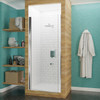 ANZZI Lancer 29 In. X 72 In. Semi-frameless Shower Door With Tsunami Guard In Polished Chrome - SD-AZ051-02CH