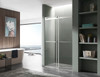 ANZZI Kahn Series 60 In. X 76 In. Frameless Sliding Shower Door With Horizontal Handle In Chrome - SD-FRLS05802CH