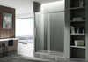 ANZZI Stellar Series 48 In. X 76 In. Frameless Sliding Shower Door With Handle In Brushed Nickel - SD-FRLS05901BN