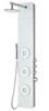 ANZZI Lynx 58 In. 3-jetted Full Body Shower Panel With Heavy Rain Shower And Spray Wand In White - SP-AZ8090