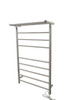 ANZZI Eve 8-bar Stainless Steel Wall Mounted Electric Towel Warmer Rack In Brushed Nickel - TW-AZ012BN