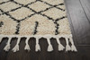 Nourison Moroccan Shag MRK01 Cream Area Rugs