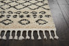 Nourison Moroccan Shag MRK02 Cream Area Rugs